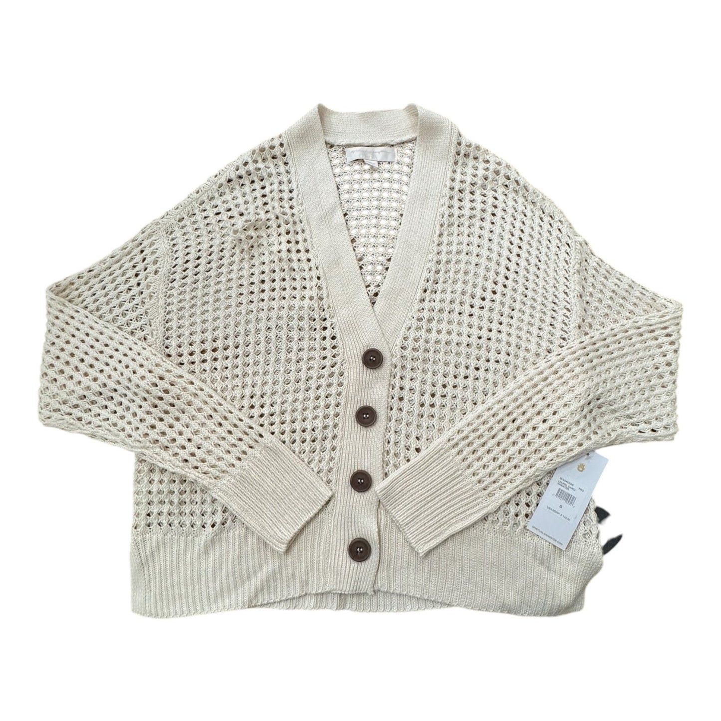 Sweater Cardigan By Spiritual Gangster In Cream, Size: S