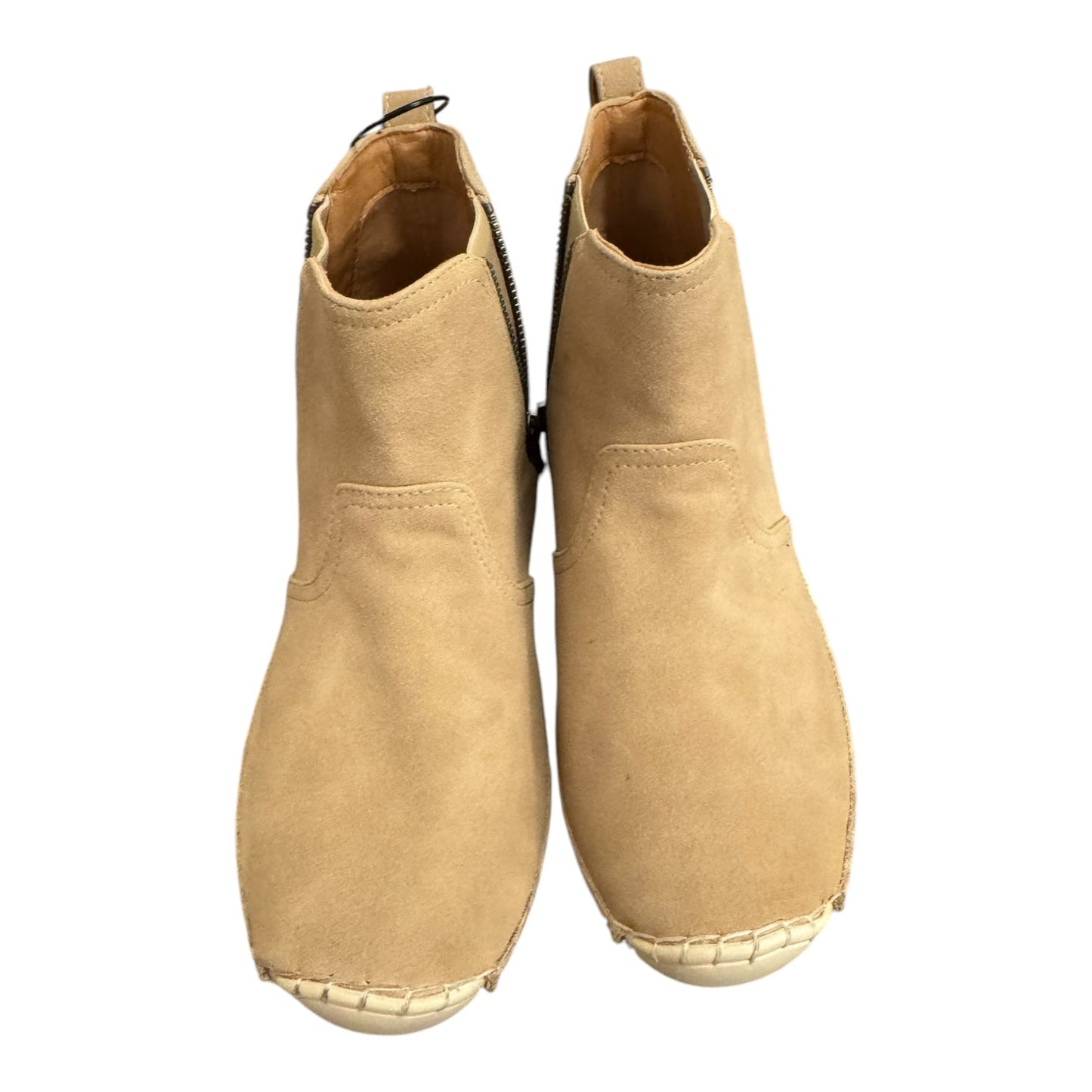 Boots Ankle Flats By Yellow Box In Tan, Size: 8