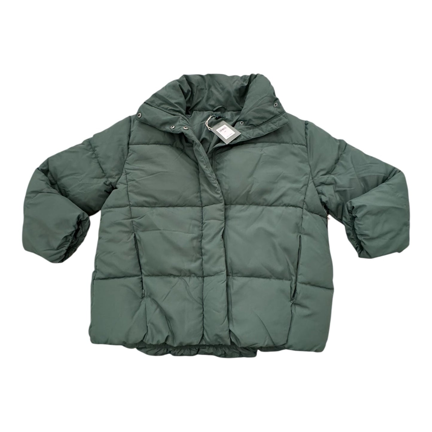 Jacket Puffer & Quilted By Splendid In Green, Size: M