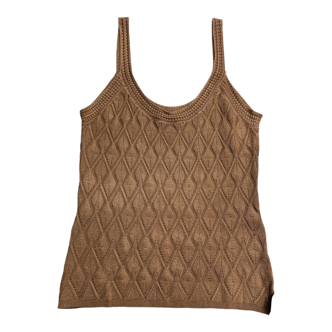 Top Sleeveless By White House Black Market In Brown, Size: S