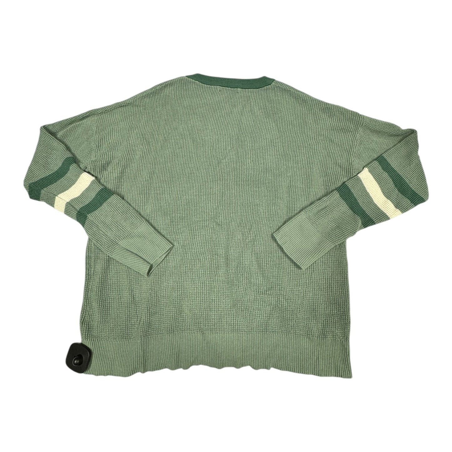 Top Long Sleeve By Cmc In Green, Size: M