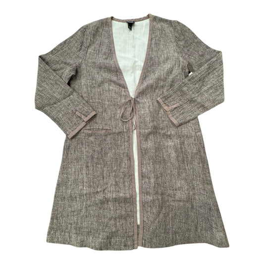 Blazer Designer By Eileen Fisher In Brown, Size: S