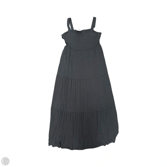 Dress Casual Maxi By Soma In Black, Size: L