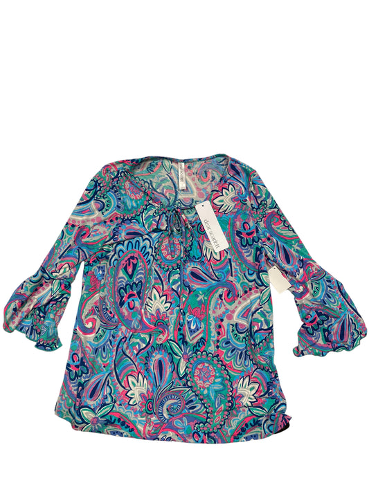 Multi-colored Top Long Sleeve Cmc, Size M