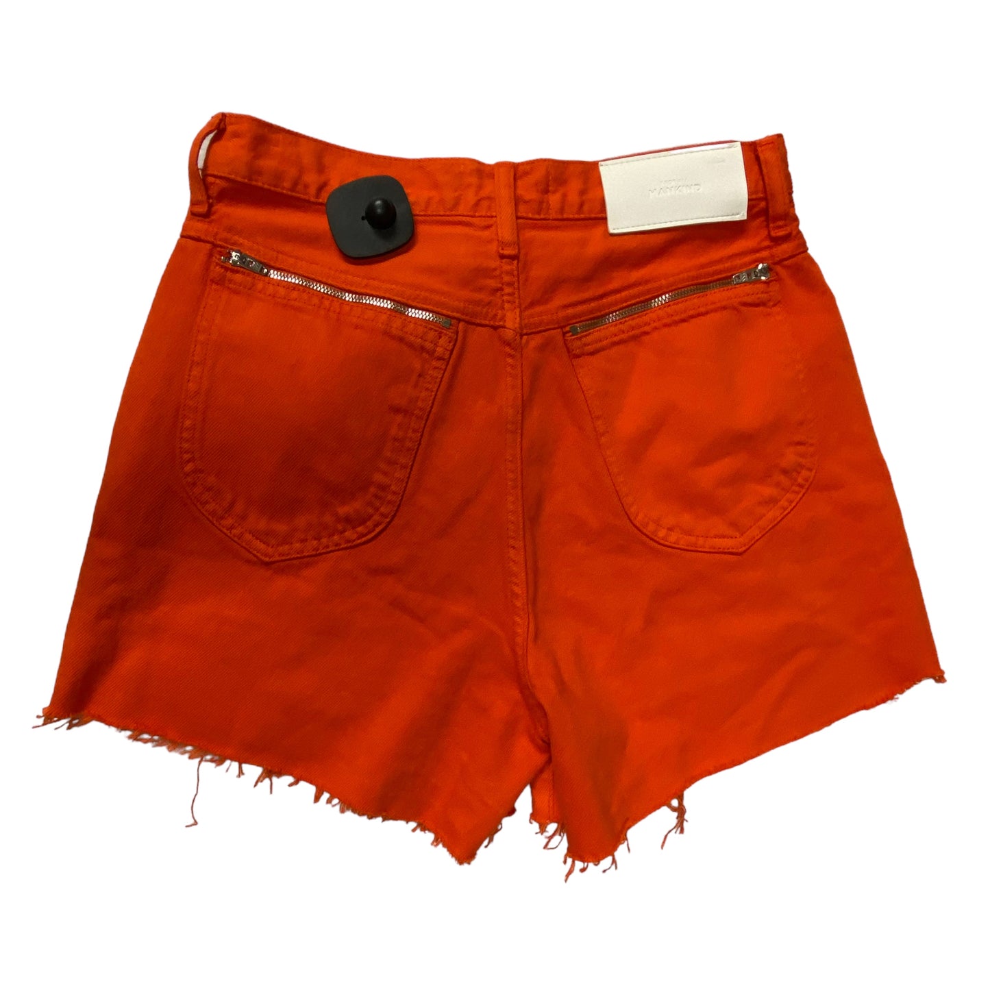 Orange Shorts 7 For All Mankind, Size 2