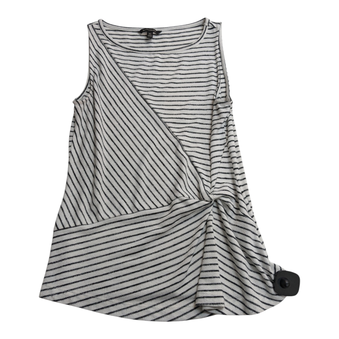 Top Sleeveless By Banana Republic In Striped Pattern, Size: Xs