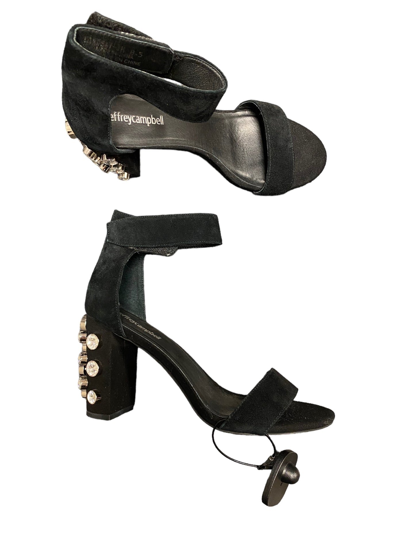 Black Shoes Heels Block Jeffery Campbell, Size 8.5