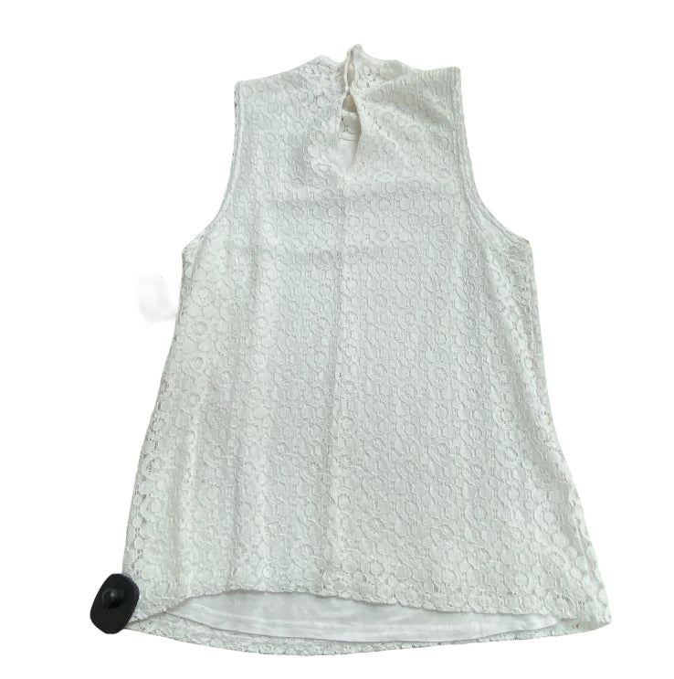 White Top Sleeveless Banana Republic, Size Xs