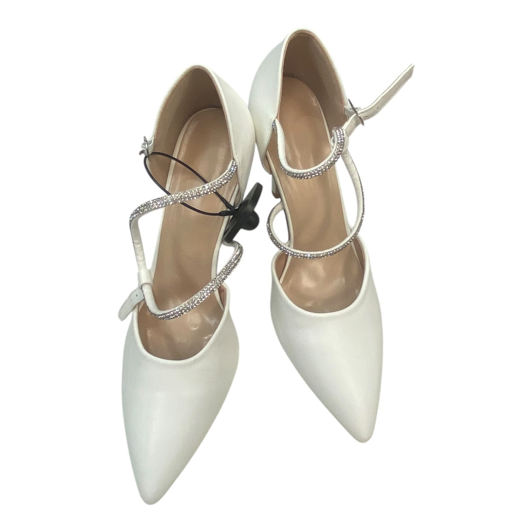 Shoes Heels Stiletto By Cmc In White, Size: 9