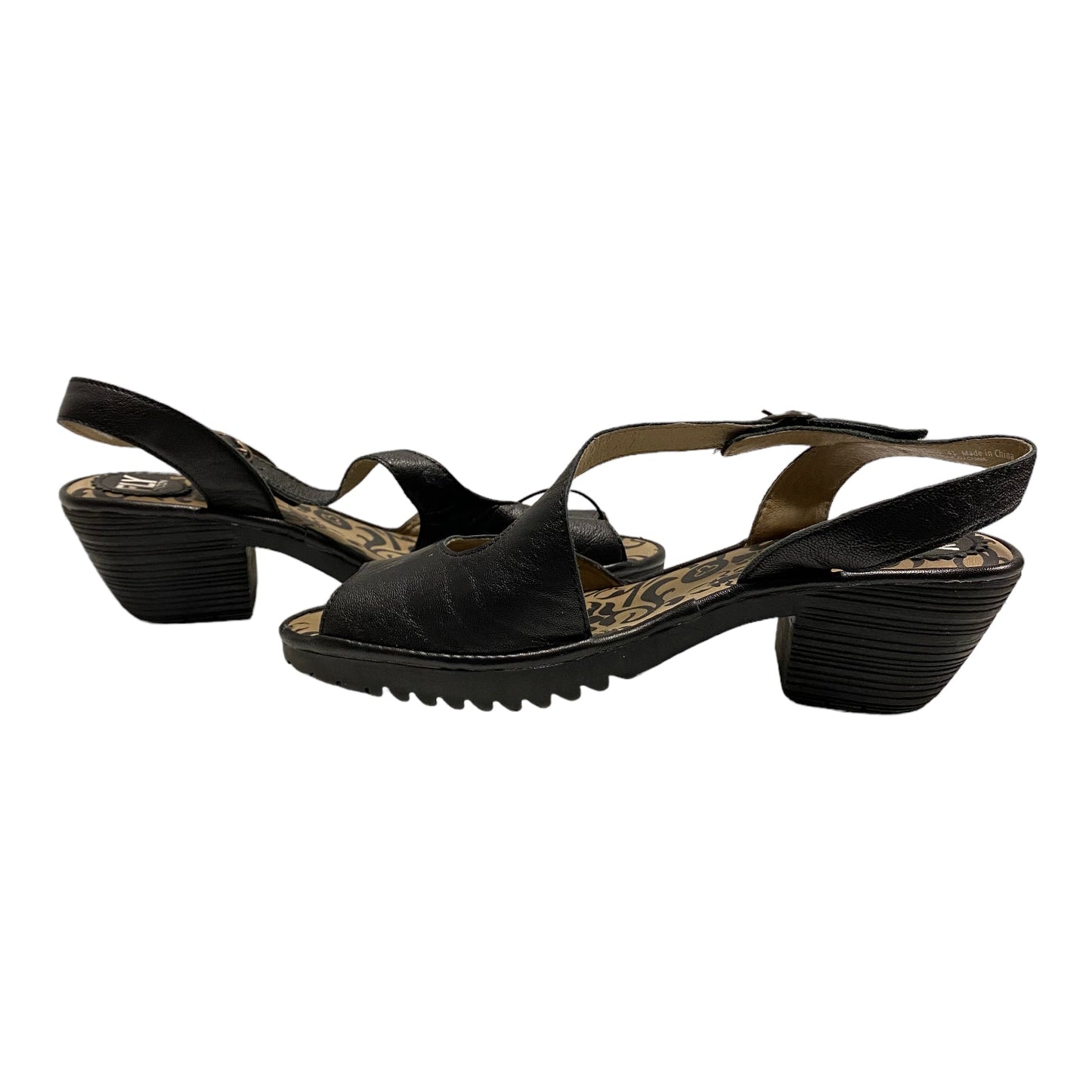 Sandals Heels Block By Fly London  Size: 9.5