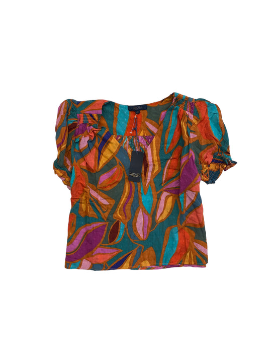 Multi-colored Top Short Sleeve Rachel Roy, Size M