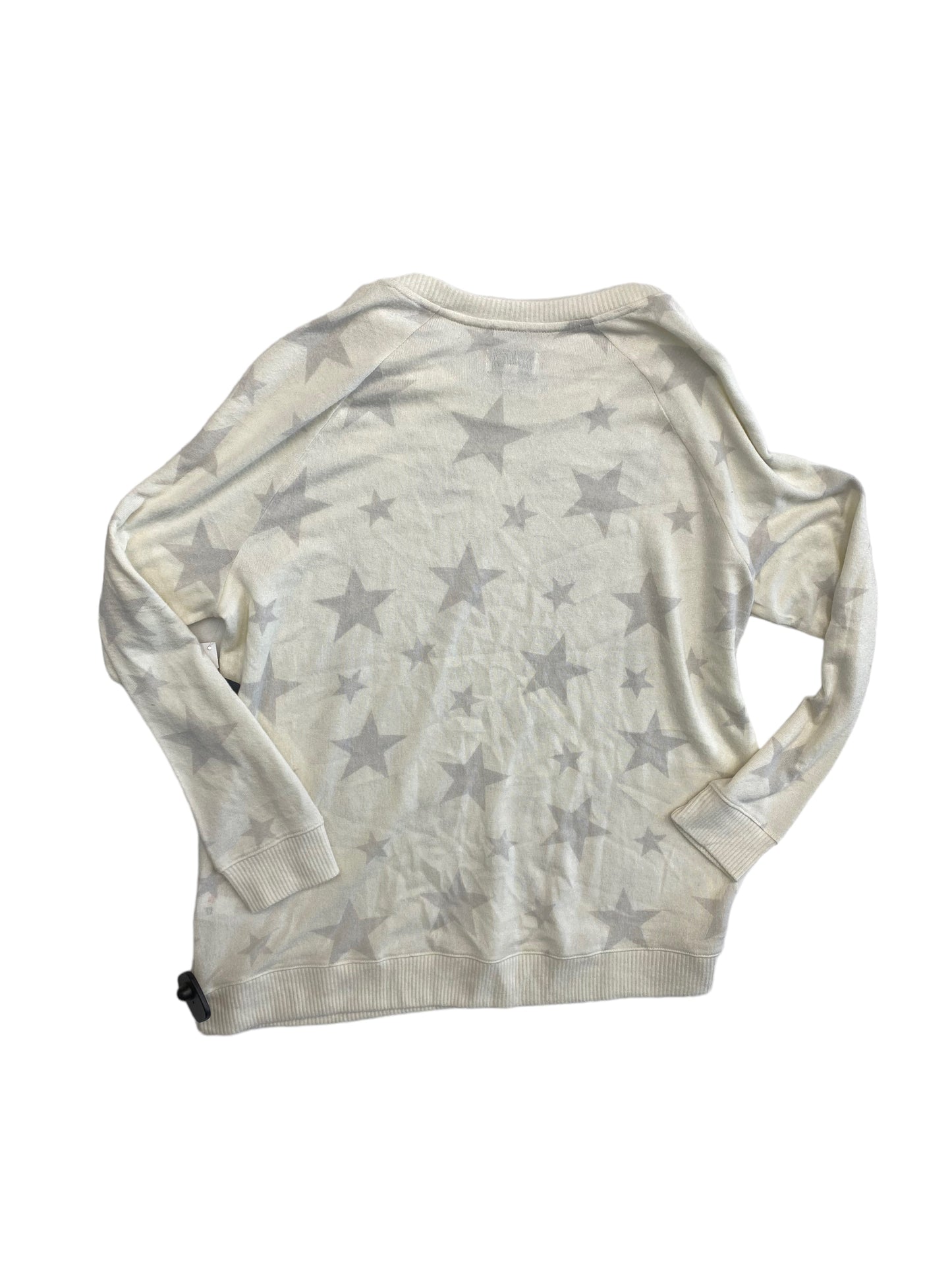 Cream Top Long Sleeve Lucky Brand, Size 1x