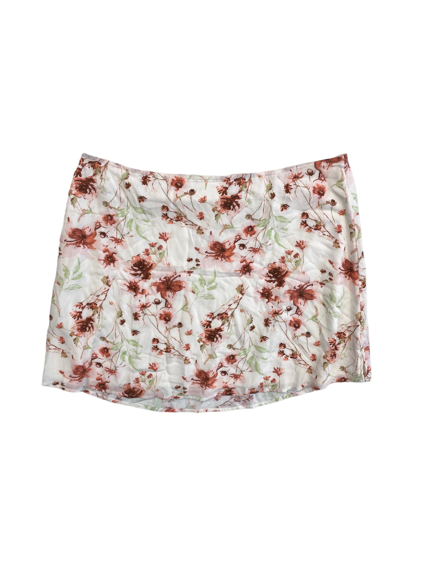 Floral Print Skirt Mini & Short Bp, Size 2x