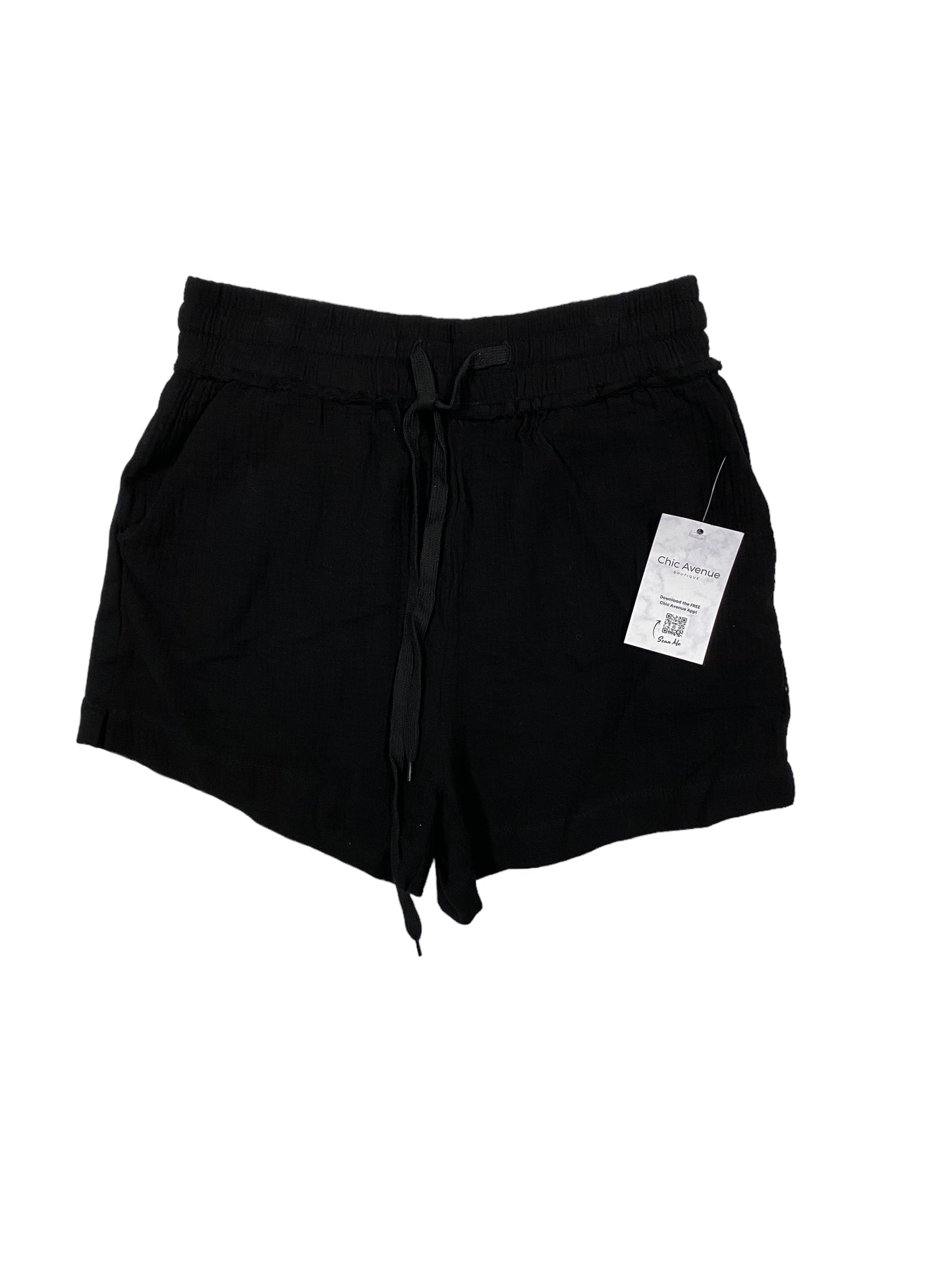 Black Shorts White Birch, Size S