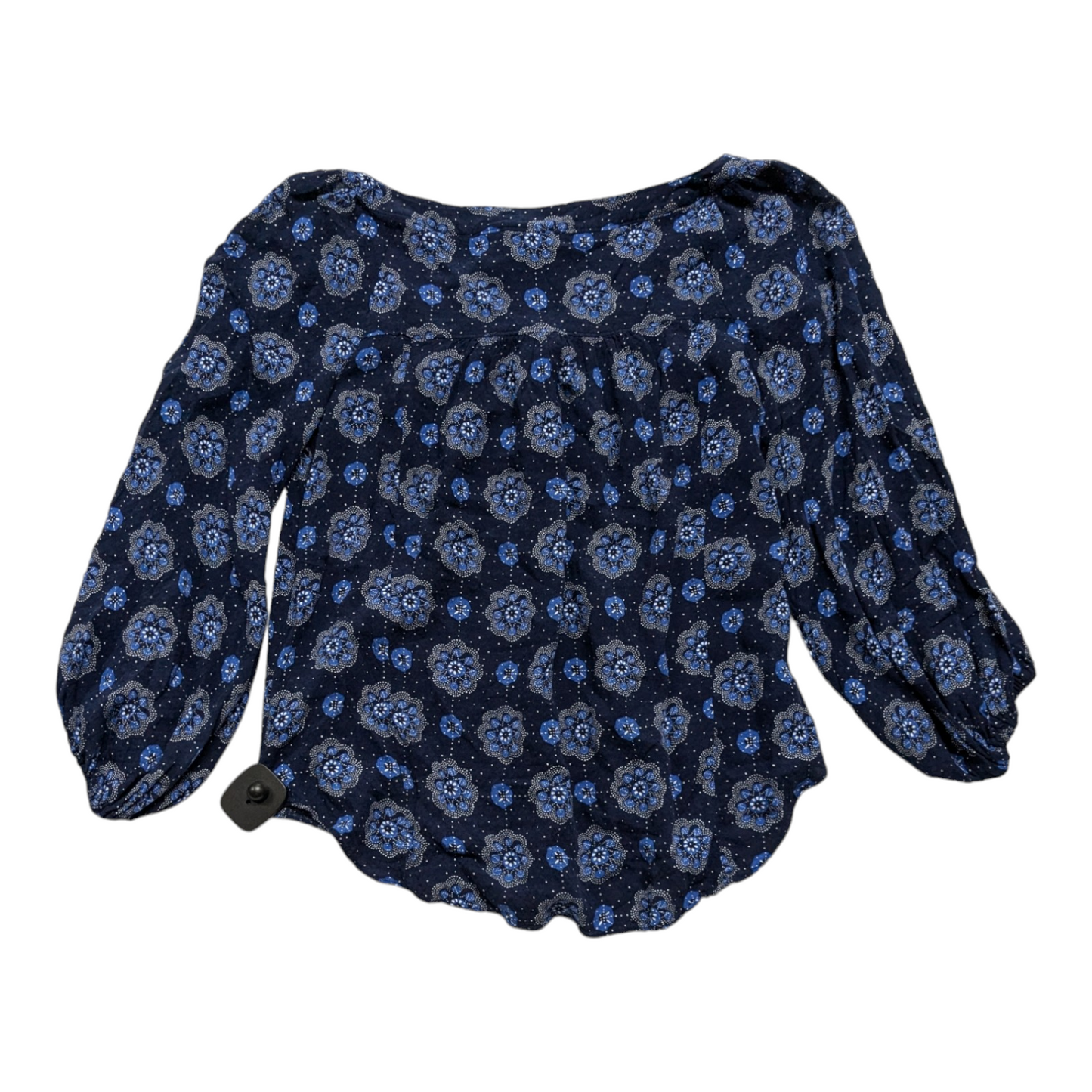 Blue Top Long Sleeve Maeve, Size 4