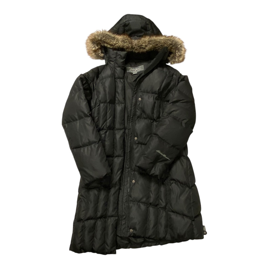 Coat Puffer & Quilted By Eddie Bauer In Black, Size: Xs