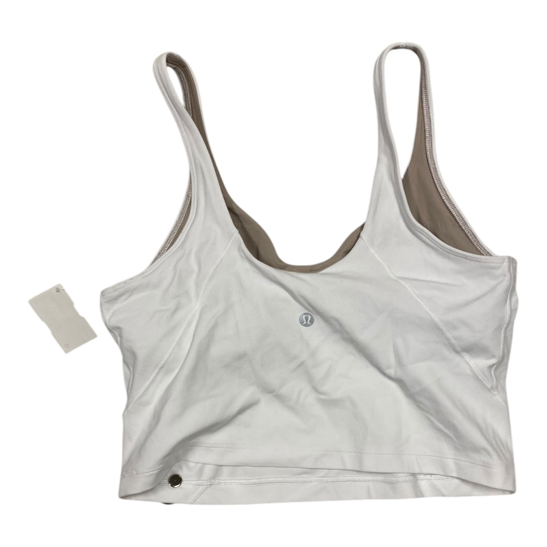 Athletic Bra By Lululemon In White, Size: 10