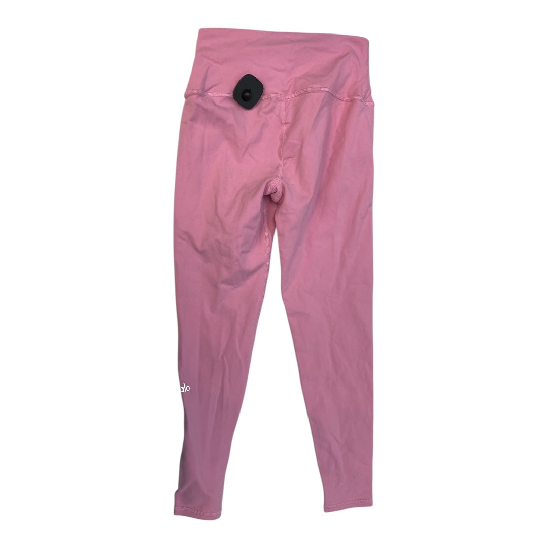 Athletic Leggings By Alo In Pink, Size: S