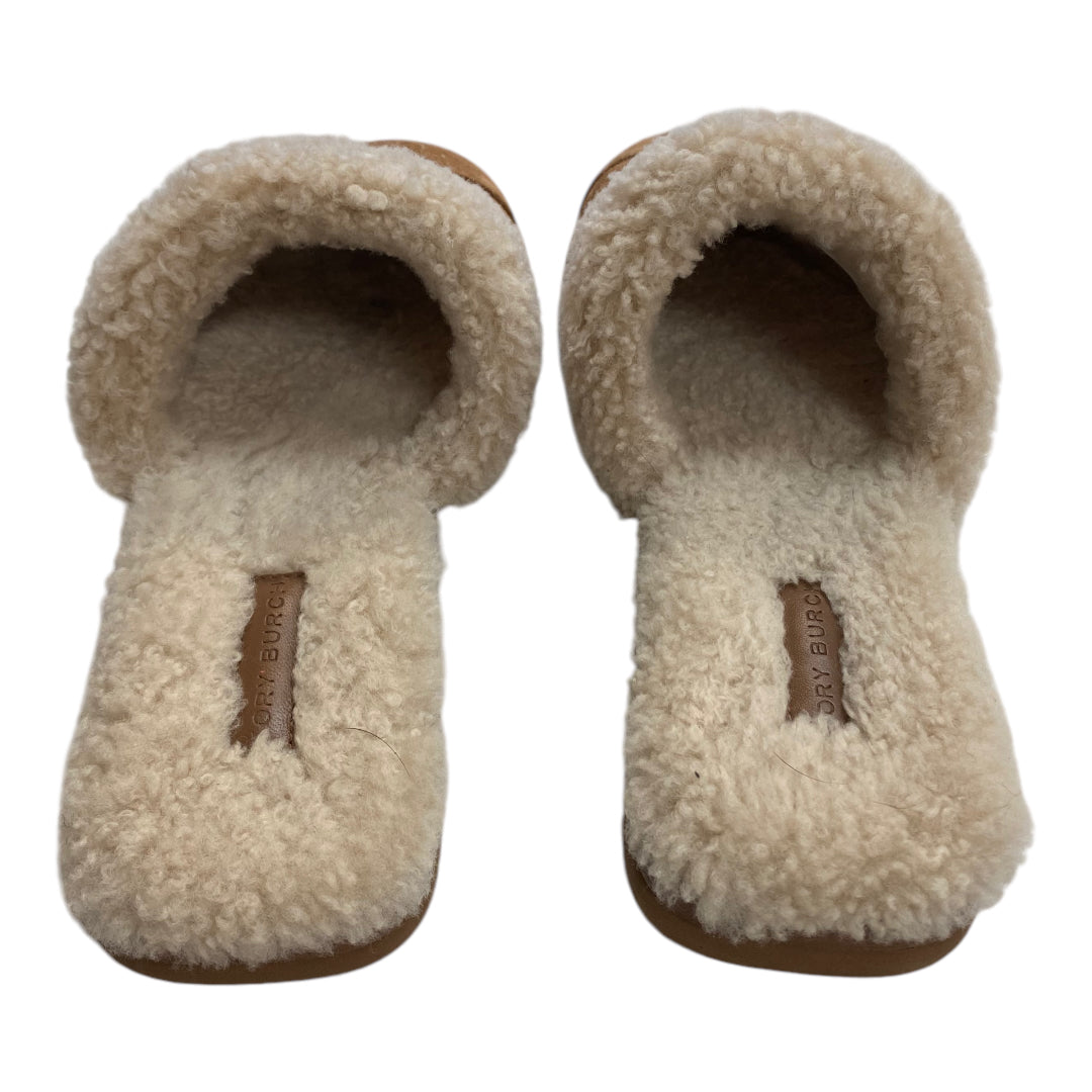 Slippers Designer By Tory Burch In Brown