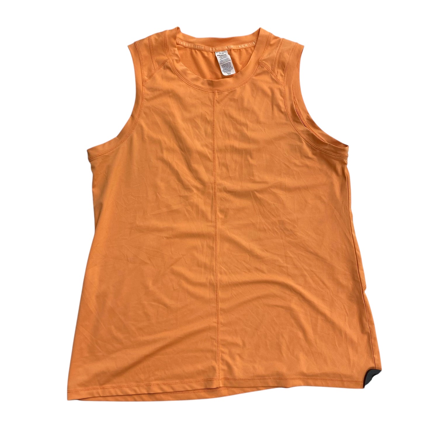 Athletic Tank Top By Rbx In Orange, Size: L