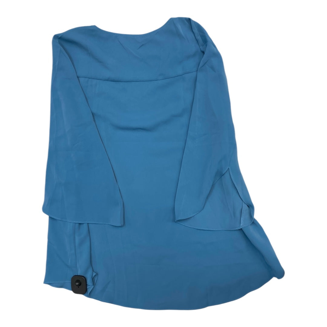 Top Long Sleeve By Cmc In Blue, Size: 2x