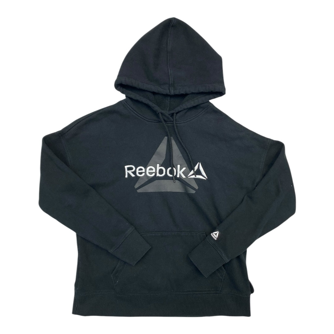 Sweatshirt Hoodie By Reebok In Black, Size: Xs