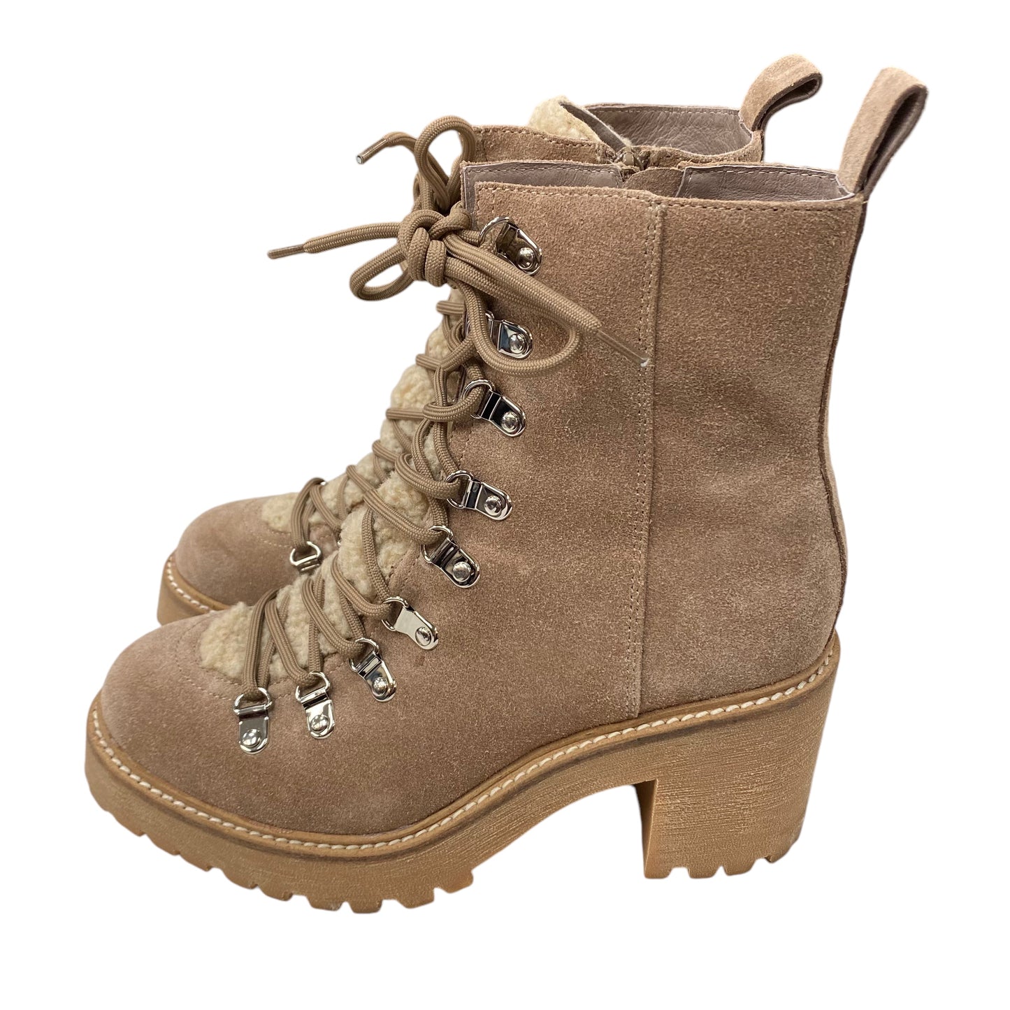 Boots Ankle Heels By Jeffery Campbell In Brown, Size: 10