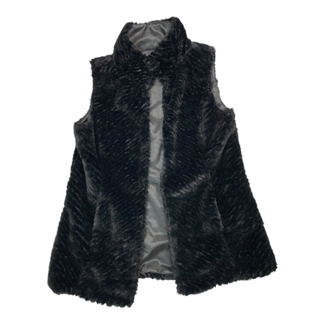 Vest Faux Fur & Sherpa By White House Black Market In Black, Size: M