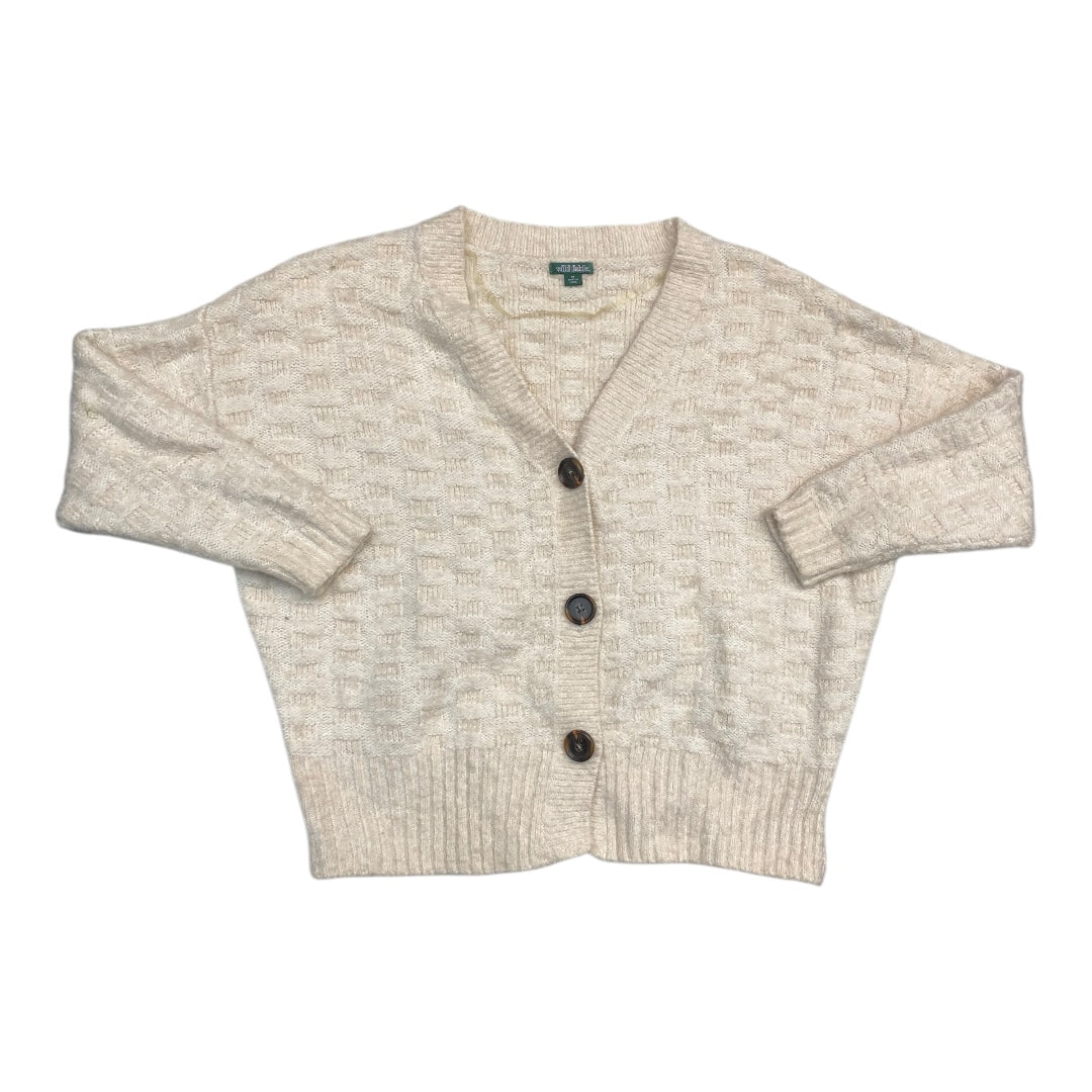 Sweater Cardigan By Wild Fable In Cream, Size: M