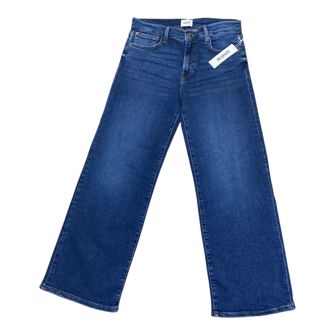 Jeans Straight By Hudson In Blue Denim, Size: 6