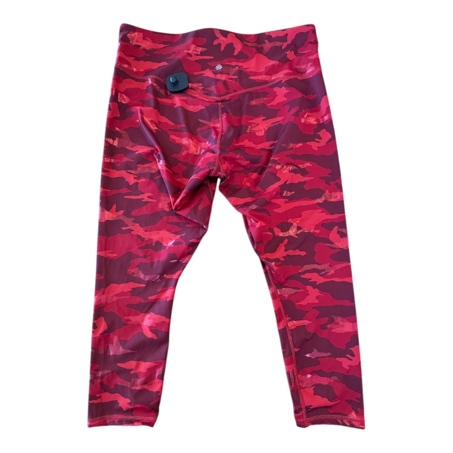 Athletic Capris By Athleta In Red, Size: 2x