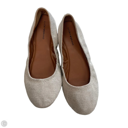 Shoes Flats By Lucky Brand In Tan, Size: 8.5