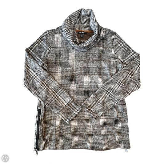 Top Long Sleeve By Tribal In Plaid Pattern, Size: Xs