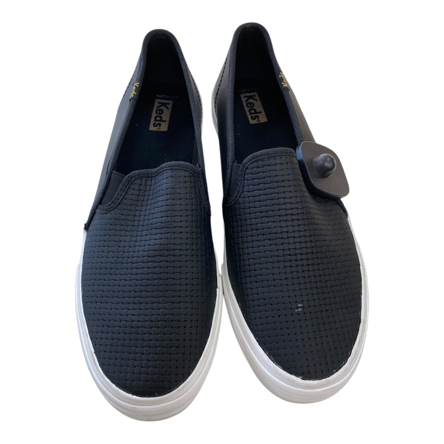 Shoes Flats By Keds In Black & White, Size: 10