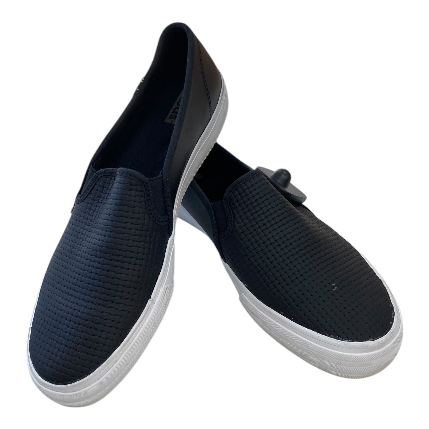 Shoes Flats By Keds In Black & White, Size: 10