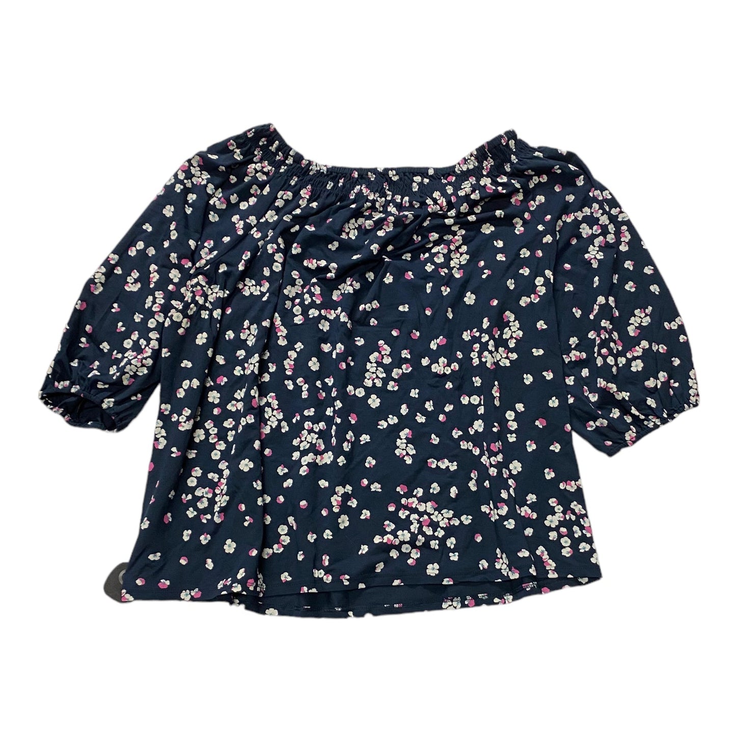 Floral Print Top 3/4 Sleeve J. Jill, Size Xl