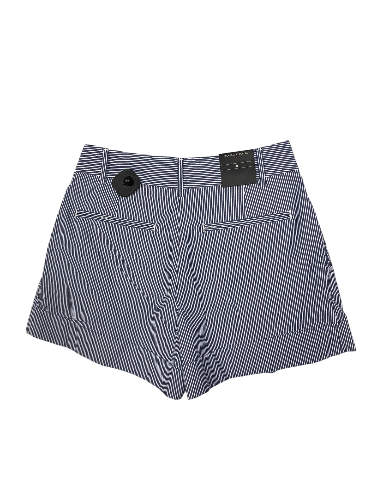 Blue & White Shorts Banana Republic, Size 8