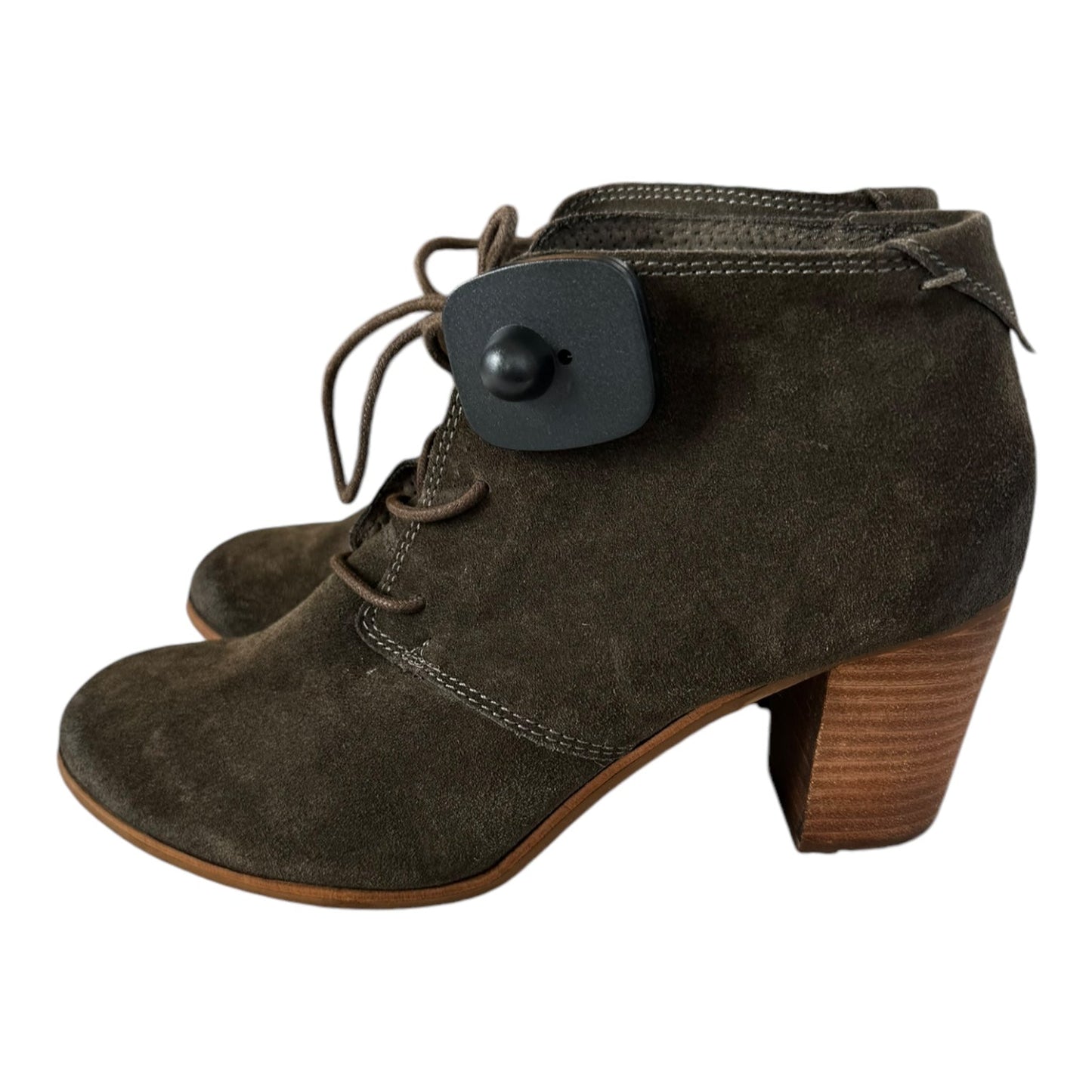 Boots Ankle Heels By Toms In Green, Size: 9.5