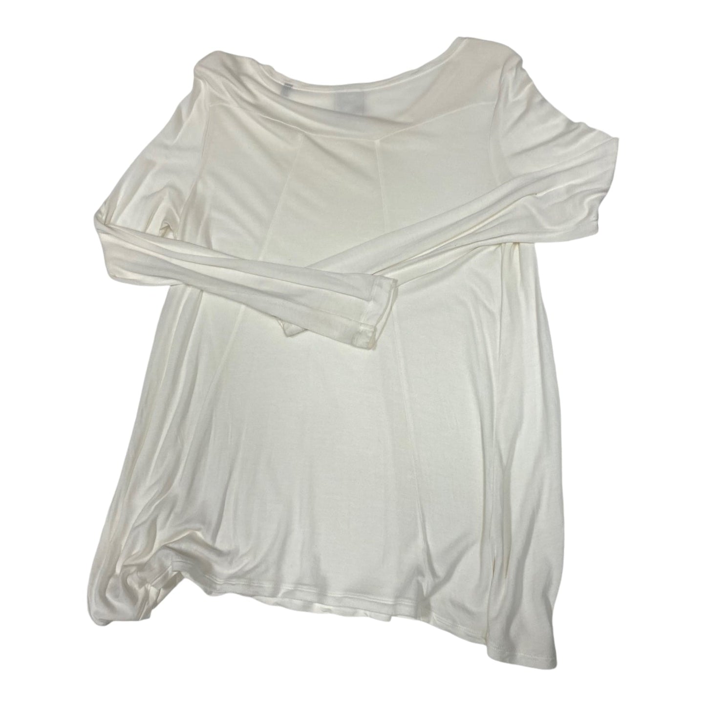 Top Long Sleeve By Cabi In White, Size: Xs