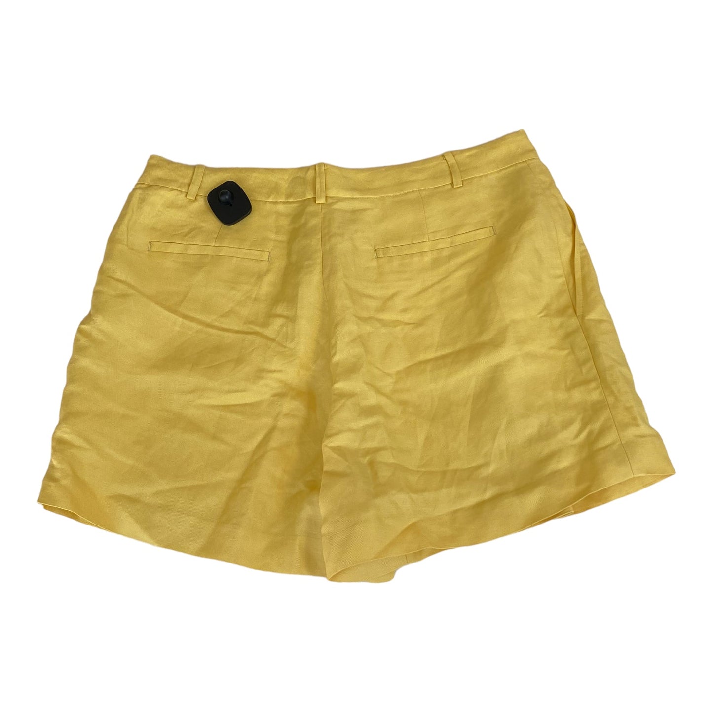 Yellow Shorts Lauren By Ralph Lauren, Size 14
