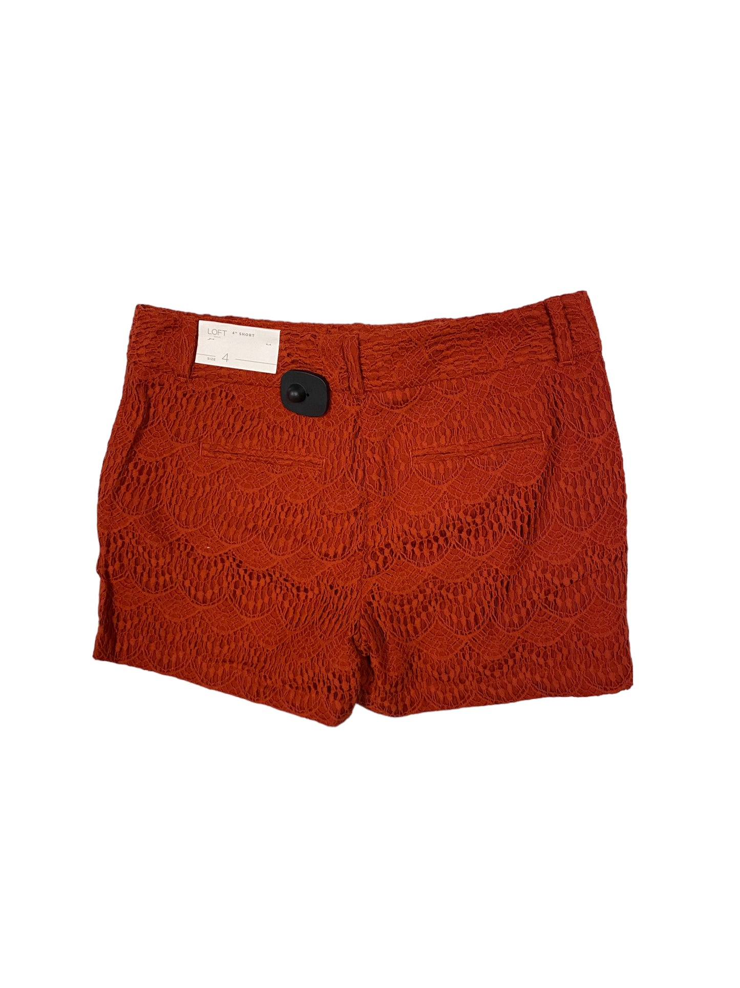 Orange Shorts Loft, Size 4