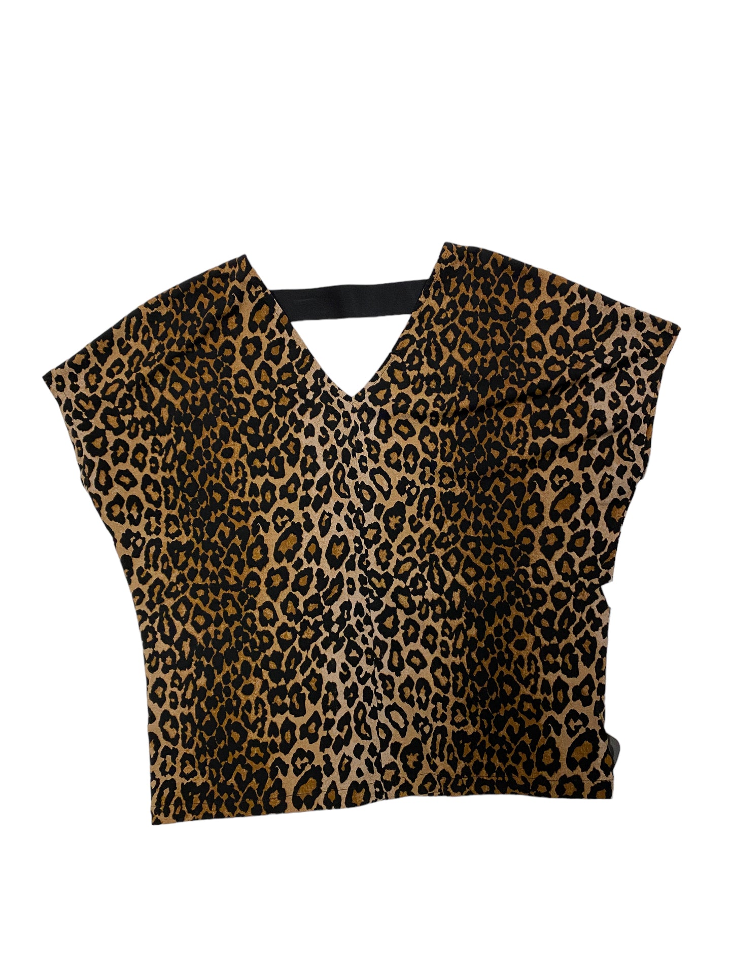 Top Short Sleeve By Rachel Roy In Animal Print, Size: S