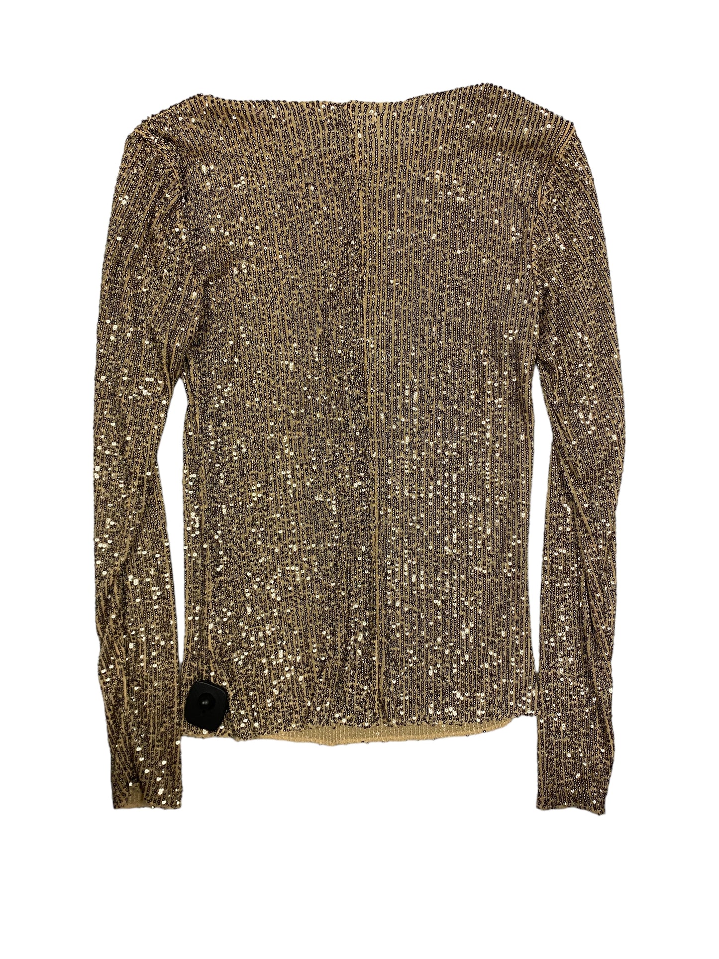 Top Long Sleeve By Free People In Gold, Size: S