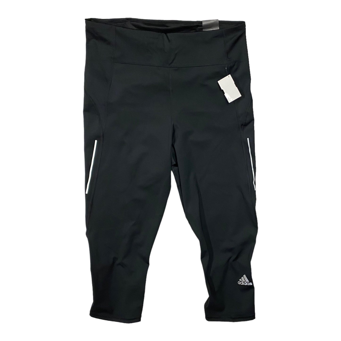 Athletic Capris By Adidas In Black, Size: L