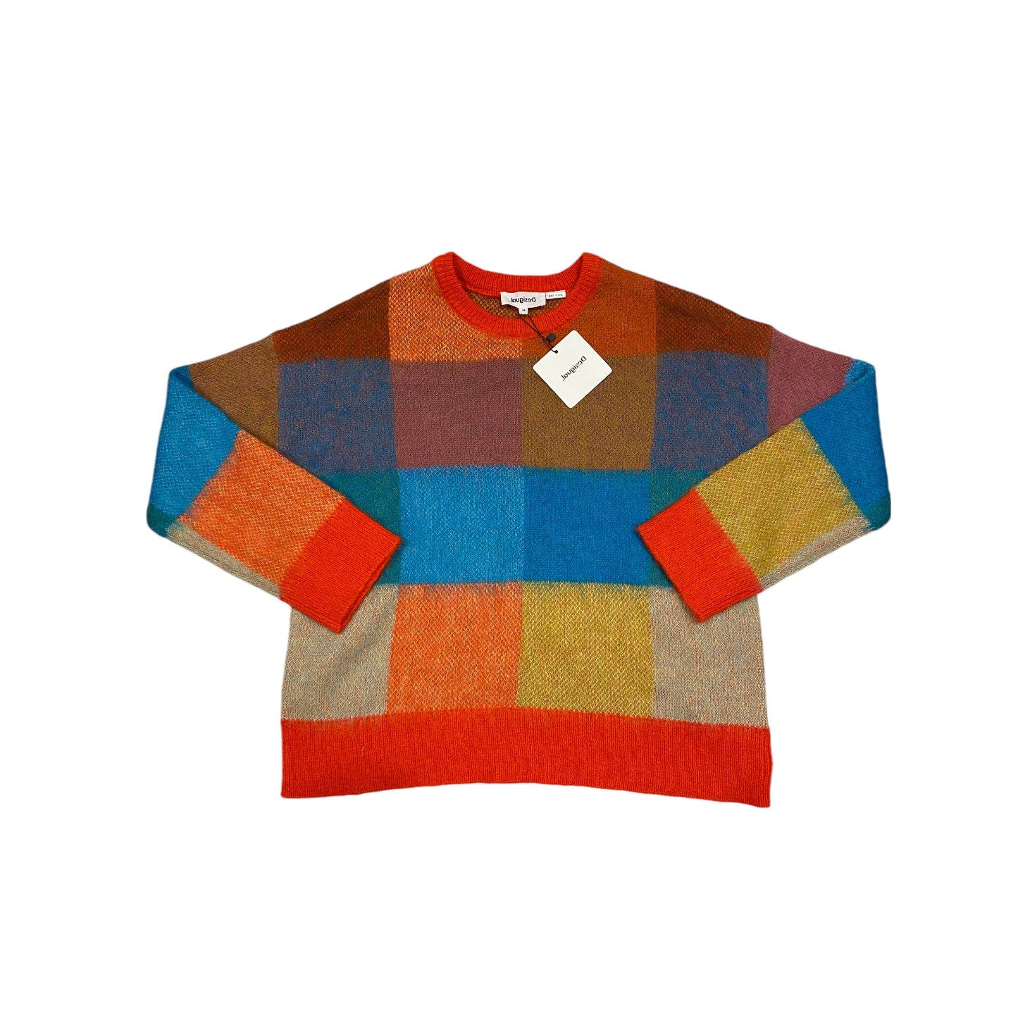 Sweater Designer By Desigual In Multi-colored, Size: M