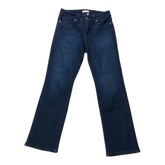 Jeans Straight By Good American In Blue Denim, Size: 4