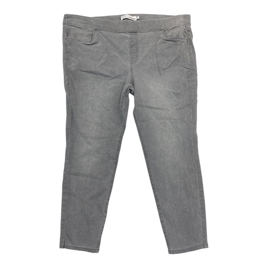 Jeans Skinny By Sonoma In Grey Denim, Size: 22