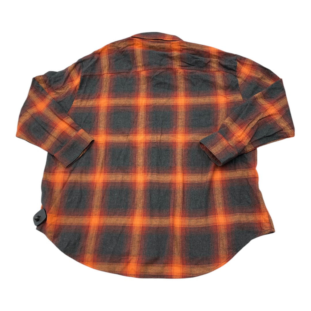 Top Long Sleeve By Old Navy In Black & Orange, Size: Xl