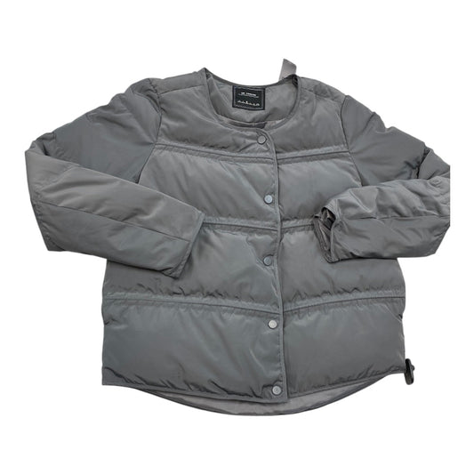 Jacket Puffer & Quilted By Me Forever In Grey, Size: M