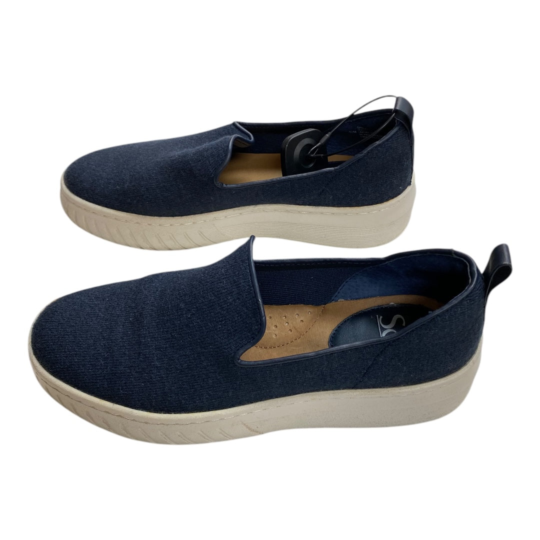 Shoes Flats By Sofft In Blue, Size: 8.5